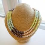 Colorful Spring Pearls Necklace