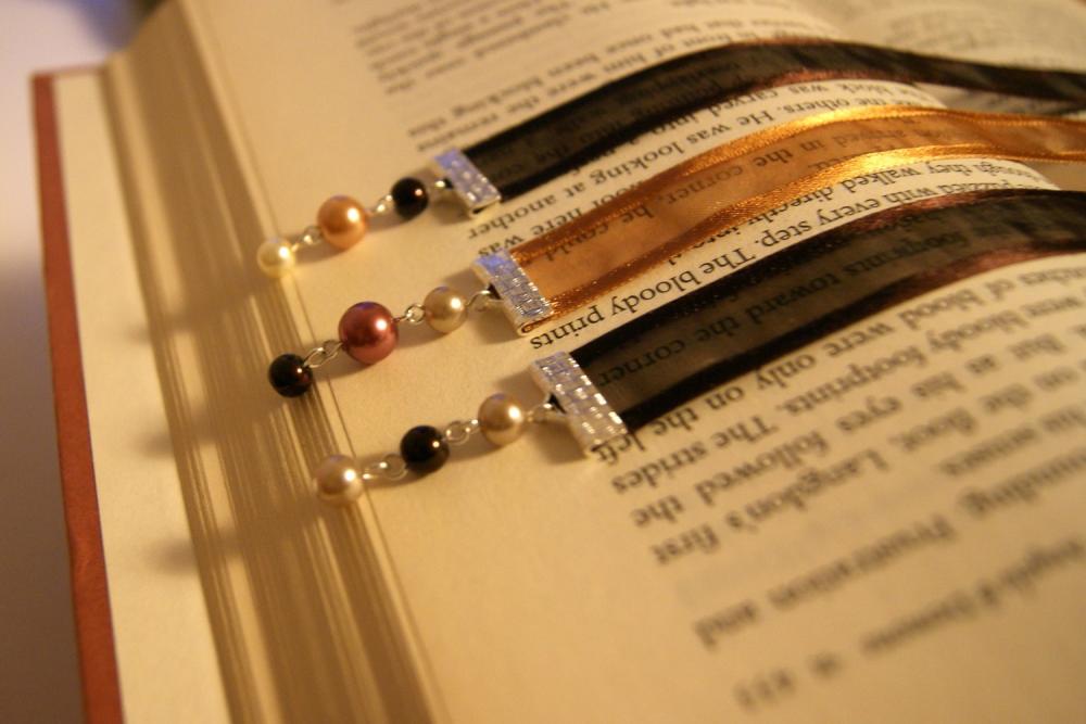 Set Of Three Ribbon Bookmarks
